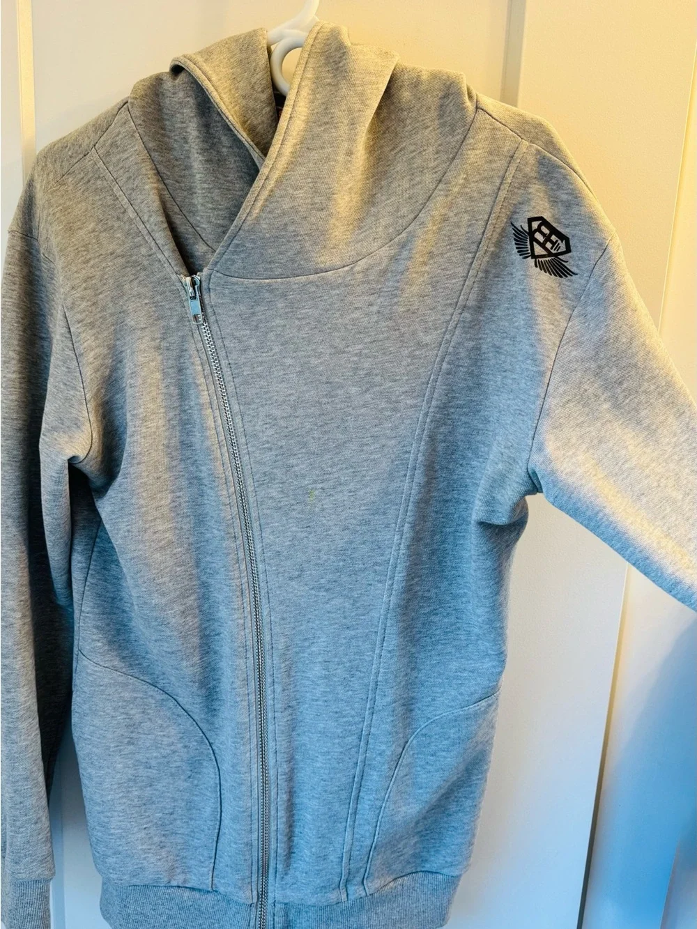 Body Engineers Men's Hooded Sweater Jacket - Light Grey